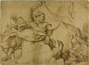 Étude sur les coups de tonnerre de Jupiter - Giulio Romano