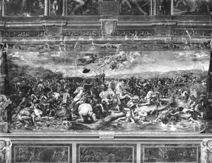 La bataille de Constantin, de la Sala di Costantino, Chambres de Raphaël