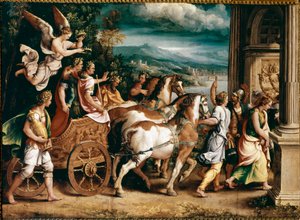 Triomphe de Titus et Vespasien - Giulio Romano