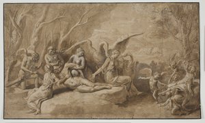 Vénus pleurant la mort d