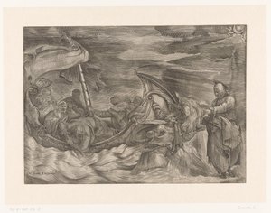 Christ marchant sur l