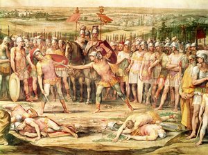 Bataille entre les Horaces et les Curiaces - Giuseppe Cesari