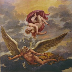 Dédale et Icare (peinture de plafond)
