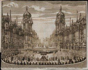 Opéra Costanza e fortezza au Château de Prague le 28 août - Giuseppe Bibiena