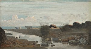 Lido avec des bœufs paissant, c.1862-63