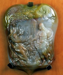Camée représentant le Grand-duc Cosme III de Médicis apportant la paix en Toscane - Giuseppe Antonio Torricelli
