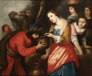Giuseppe Badaracco, Rebecca au puits - Giuseppe Badaracco