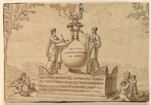 Monument sépulcral pour Carlo Fontana - Giuseppe Barberi
