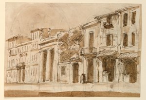 Conception de théâtre : Paysage urbain - Giuseppe Barberi