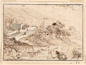 Feuille avec croquis