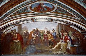 Galileo Galilei dit Galilée (1564-1642) démontre la loi concernant la chute et la gravité