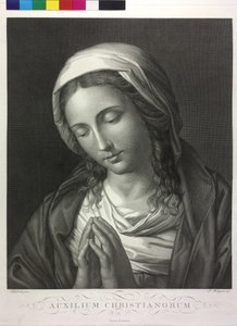 Madone en prière - Giuseppe Bortignoni