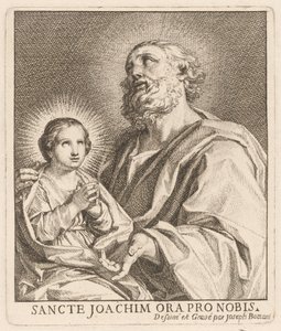 Saint Joachim et la Vierge Marie enfant
