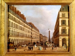 La rue Castiglione à Paris en 1829 (peinture)