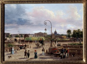 Vue de la Place Louis XVI (actuelle Place de la Concorde)
