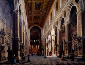 Intérieur de la cathédrale de Naples