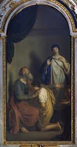 Isaac bénissant Jacob, par Giuseppe Diotti