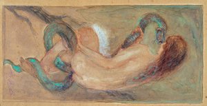 Ève Aquarelle par Giuseppe Giglioli - Giuseppe Giglioli