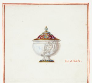 Bol couvert en agate