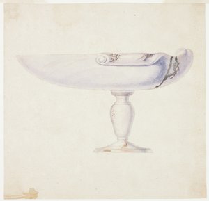 Coquillage violet sur pied - Giuseppe Grisoni