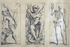 Cartes de tarot du XVIIe siècle par Giuseppe Maria Mitelli