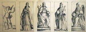 Cartes de tarot du XVIIe siècle par Giuseppe Maria Mitelli