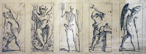Cartes de tarot du XVIIe siècle par Giuseppe Maria Mitelli