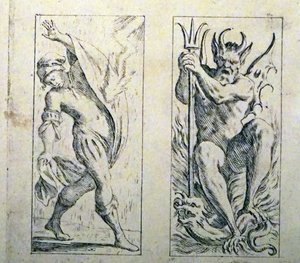 Cartes de tarot du XVIIe siècle par Giuseppe Maria Mitelli