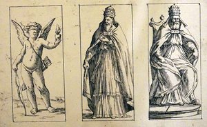 Cartes de tarot du XVIIe siècle par Giuseppe Maria Mitelli