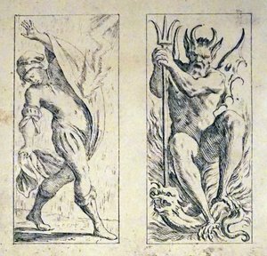 Cartes de tarot du XVIIe siècle par Giuseppe Maria Mitelli
