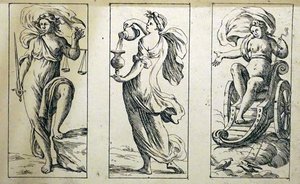 Cartes de tarot du XVIIe siècle par Giuseppe Maria Mitelli