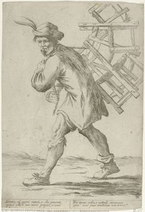 Vendeur de chaises (Vendeurs de rue à Bologne)
