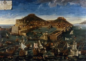 Porto Ferraio (Elbe), peinture de G.M. Terreni