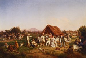 Partie de chasse avec la famille royale de Naples