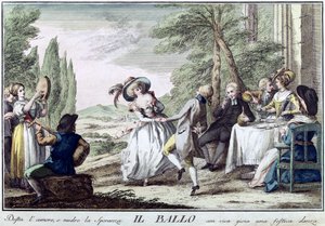 Il Ballo La Danse, 1790 - Giuseppe Piattoli