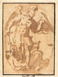 Saint Michel avec Lucifer - Giuseppe Porta