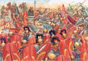 Rome antique : la bataille de Carrhes (ou Charan) a vaincu les légions romaines sous le général Crassus, par les Parthes dirigés par le général Surena le 9 juin