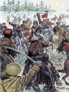 Guerre civile russe (1917-1923) : soldats du Caucase aux côtés des armées blanches en 1919