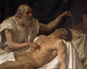 Saint Sébastien (détail)