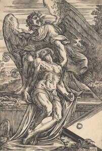 Le Christ mort soutenu par un ange