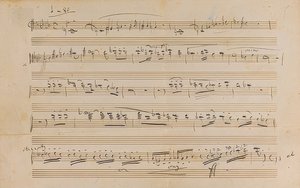 Manuscrit : Opéra Otello - Giuseppe Verdi