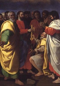 La charge du Christ à Saint Pierre