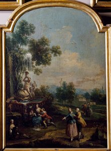 Loisirs dans une maison de campagne - Giuseppe Zais