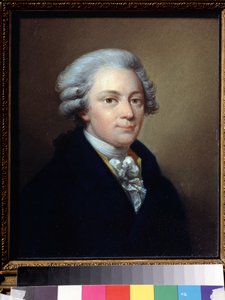 Portrait du compositeur Wolfgang Amadeus Mozart (1756-1791)