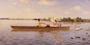 Sur la Tamise par Giuseppe de Nittis - Giuseppe or Joseph de Nittis