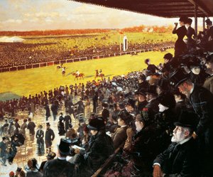Courses à Longchamps - Giuseppe or Joseph de Nittis
