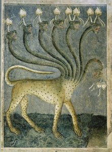 La Bête à Sept Têtes sortant de la Mer, 1360-70