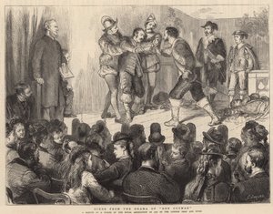 Scène du drame de Don Guzman (gravure)