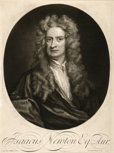 Isaacus Newton, Esq., pub. 1712 - Godfrey (after) Kneller