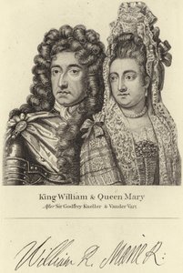 Le roi Guillaume et la reine Marie - Godfrey Kneller